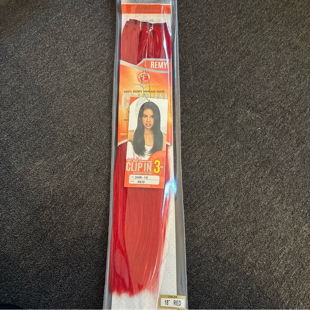 Red Clip-In Hair Extensions